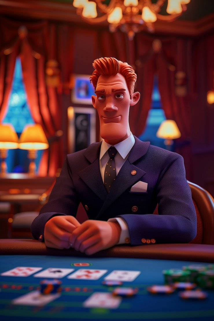 Strategi dasar blackjack dalam tabel dengan kartu pemain dan dealer yang berbeda
